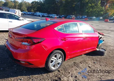2020 Hyundai Elantra Sel z USA, uszkodzony, nr VIN 5NPD84LF0LH572548